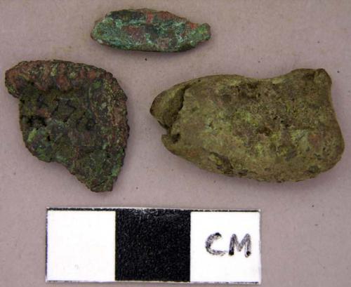 Nuggets of native copper