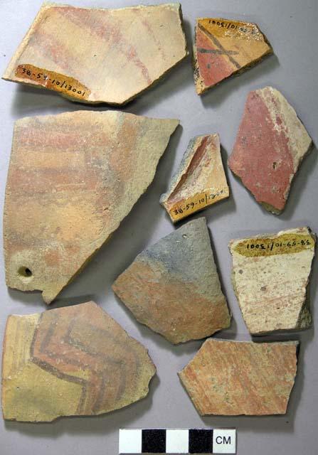 Potsherds--Gobernador polychrome