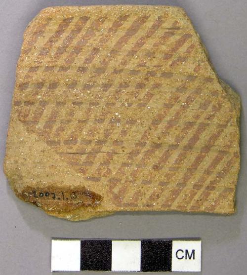 Snaketown red-on-buff ceramic sherd