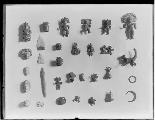 Cenote artifacts in possession of E. H. Thompson - Thompson-Austen collection