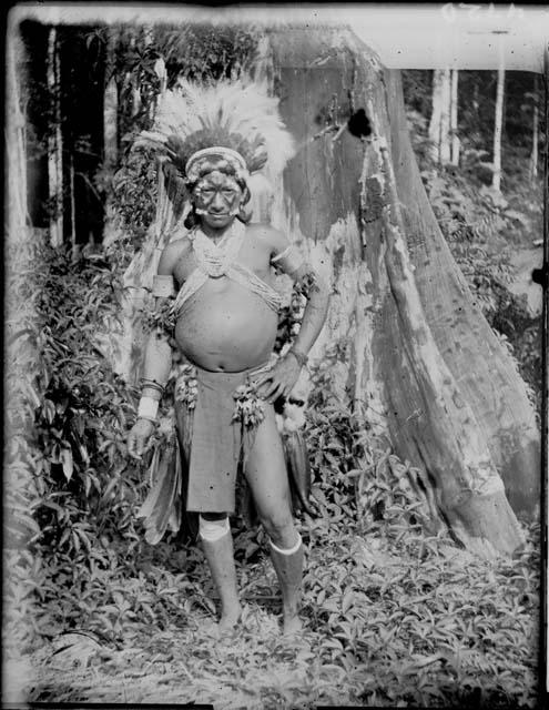 Chief in full costume, front