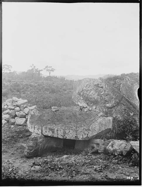 Altar of Stela C - looking northeast