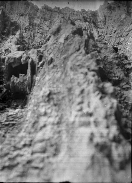 Granaries, 3.5 miles below the mouth of Ivie creek