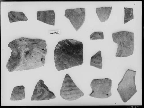 Pottery; Trench A extension; Subhumus; 40-50 subhumus to culture level