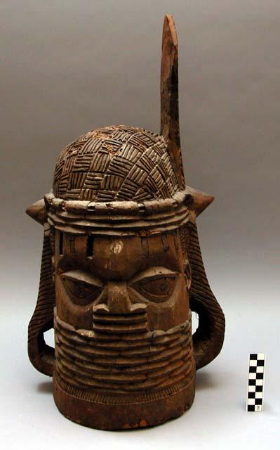 Carving, head of an Oba