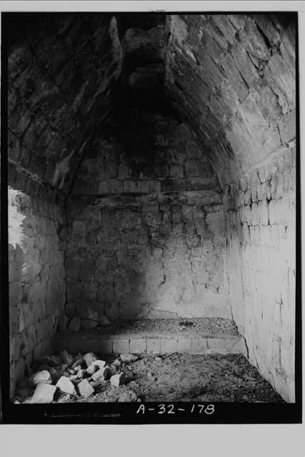 Central front vault in Room 2 at Structure 1