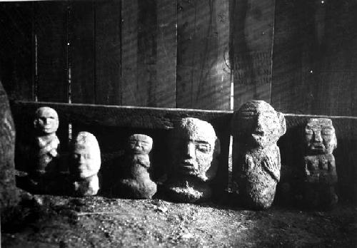 Archaeological objects- ground stone figures