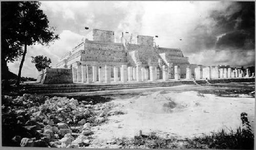 T. of  Warriors, general view from Temple of Tables, looking S.