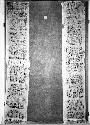 Stela 17. Left + right top. (rubbing)