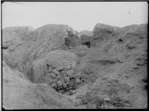 Furnace situated near the Huaca of the south. Velarde group