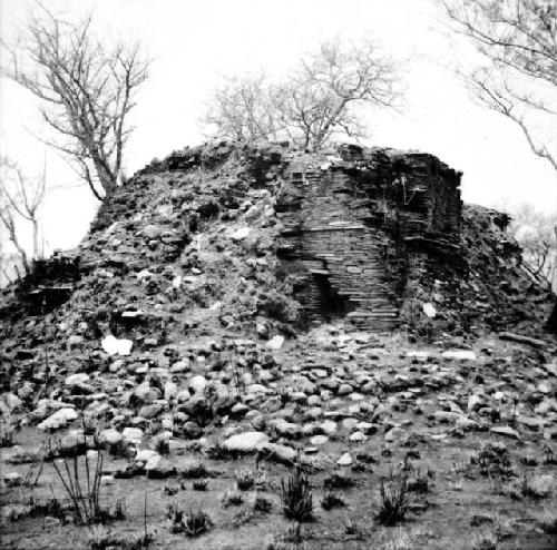 North side of Structure 1, Group D at Mixco Viejo