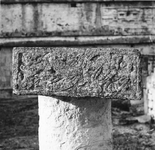 4C1. Capital of column at Monjas. 84 x 66 x 25.5 cm.