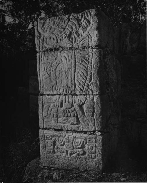 Middle entrance to the Temple of Xtoloc Cenote