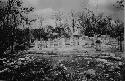 Temple of Xtoloc Cenote in 1925 after excavation