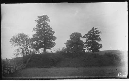 Long mound near Bonniville