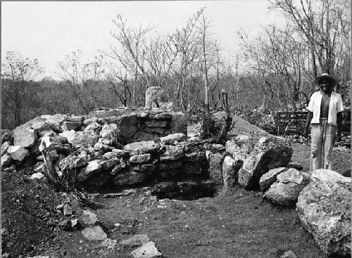 North Temple looking south, Twin Temples Str