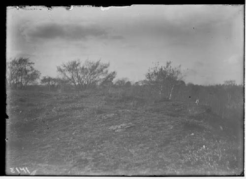 Part of embankment of indian fort