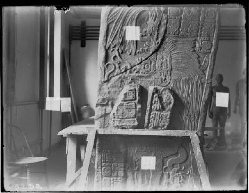 Stela Casts, Small Slabs With Glyphs