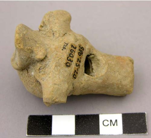 Ceramic figurine? whistle fragment