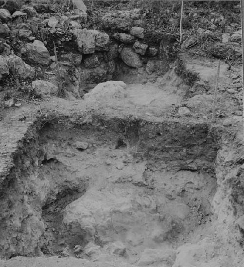 Pottery trench cut number 1, terrace west of structure 7B2