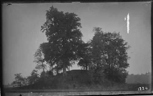 Mounds near fairground