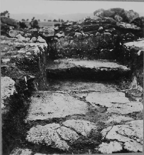 View of Narrow Trench Cut Across center of Superstructure 23; Looking South