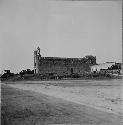 Church from South;  On Top of Roof of Palacio Municipal