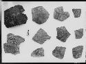 Pottery, trench B; Levels 4, 6, 8; Pit 6