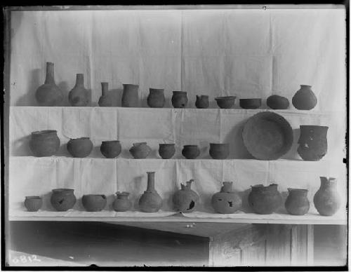 Pottery from mounds and burial places