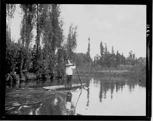 Man in boat