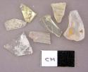 Glass, bottle glass, fragments, various sizes