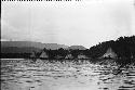 Triangular homes along river