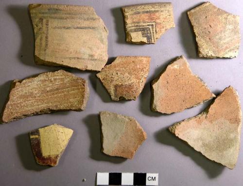 Ogapoge polychrome (after H. P. Mera) potsherds