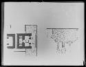 Plan of tennis court building after Maudslay