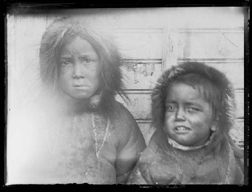 Portrait of May and Joe - Children of ikkayuak and white husband