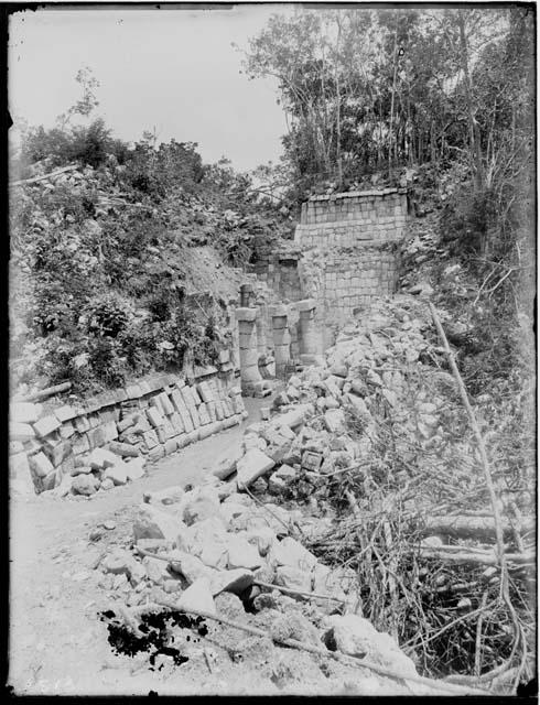 Excavation of the Mound of the Painted Columns