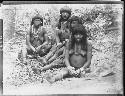 Group of four girls