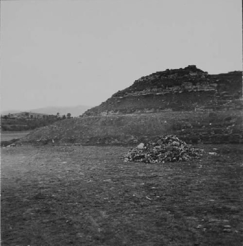 North Side of Structure 13 after Removal of Debris; Looking South