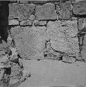 Olmec-like "Danzante" in Building of Danzantes, South Wall.