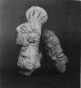 Profiles of Middle Culture head and Tiquisate figurine fragment