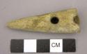 Pottery flute fragment