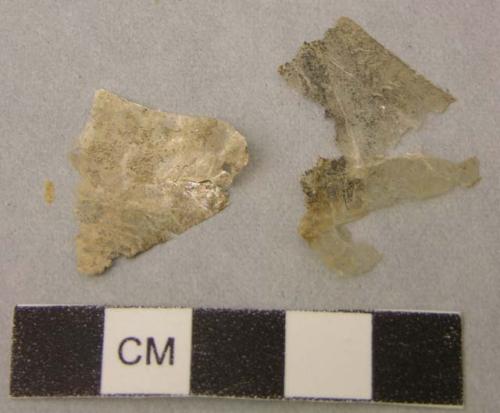 Mica fragments