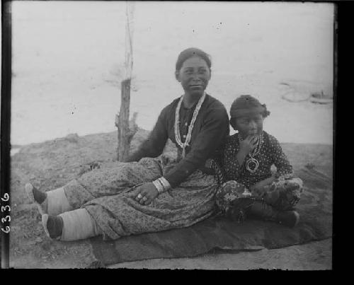 Woman and Brother - Camp Bonito