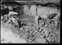 Large slab room foundation in Cummings Cave