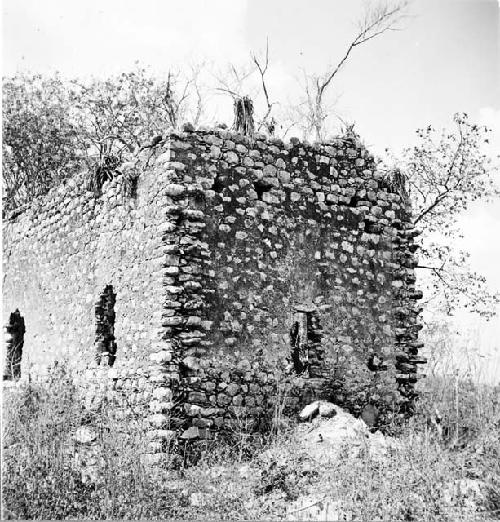 North wing of colonial church