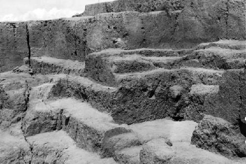 Mound E-III-3; Tomb 1; Tomb 2, looking southwest