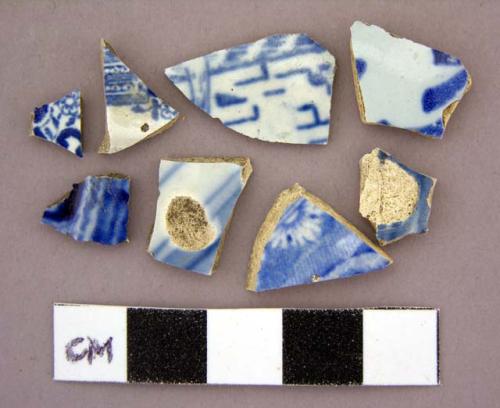 Ceramic, pearlware, sherds