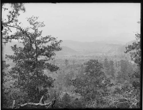 Looking west at Copan Valley