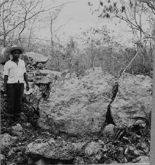 Mayapan City Wall at 5350 W 1175, just South of the Xcanchakan trail