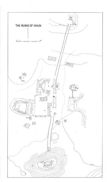 Site map of Ixkun